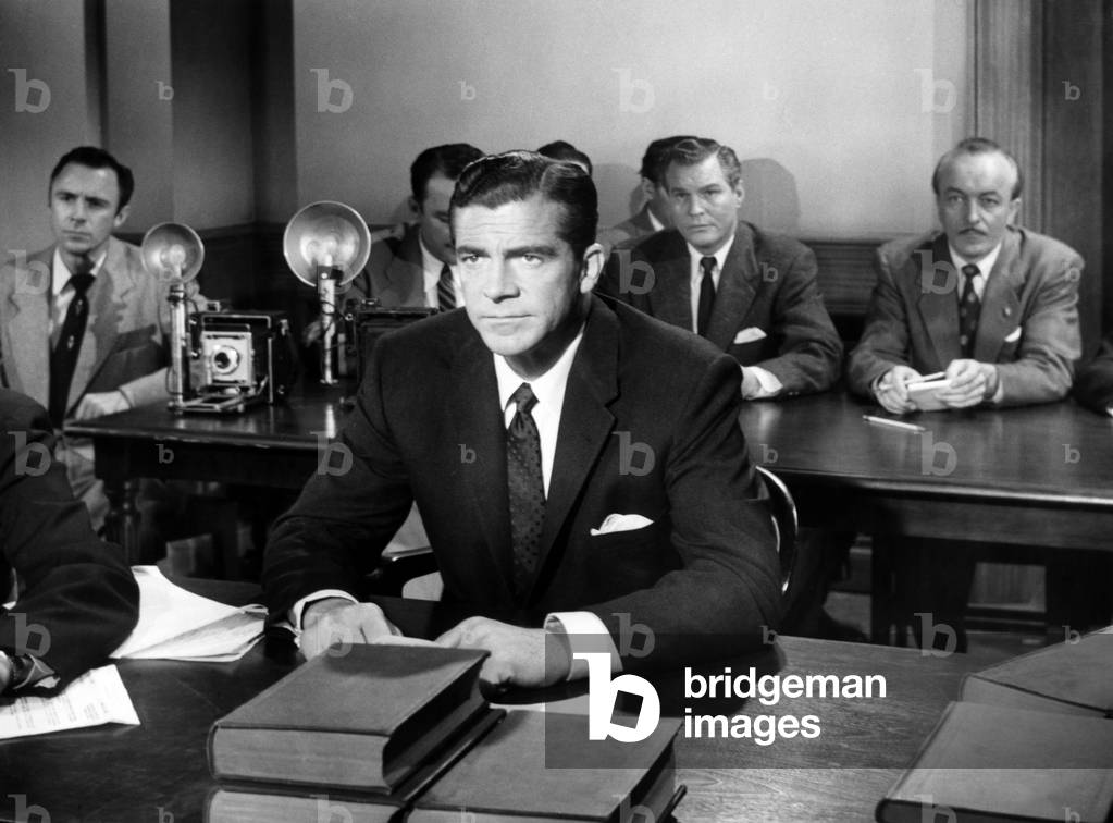 BEYOND A REASONABLE DOUBT, 1956 directed by FRITZ LANG Dana Andrews (b/w photo)