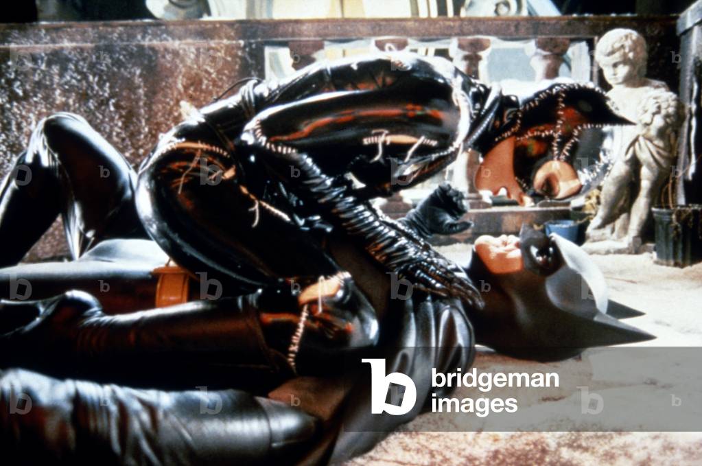 Michelle Pfeiffer And Michael Keaton, Batman Returns 1992 Directed By Tim Burton