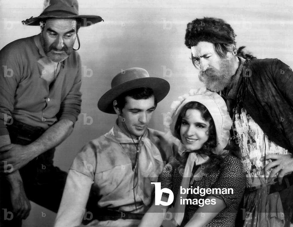 Ernest Torrence, Gary Cooper, Lily Damita And Tully Marshall.