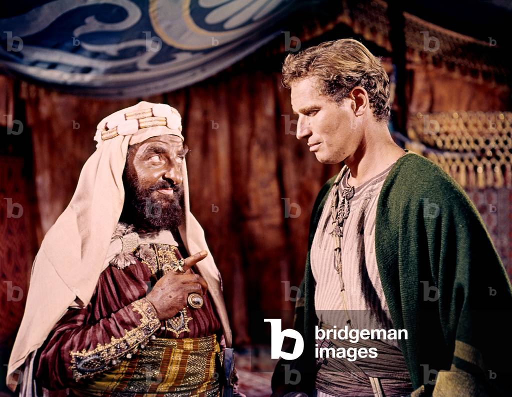 Hugh Griffith And Charlton Heston, Ben-Hur 1959 Directed By William Wyler