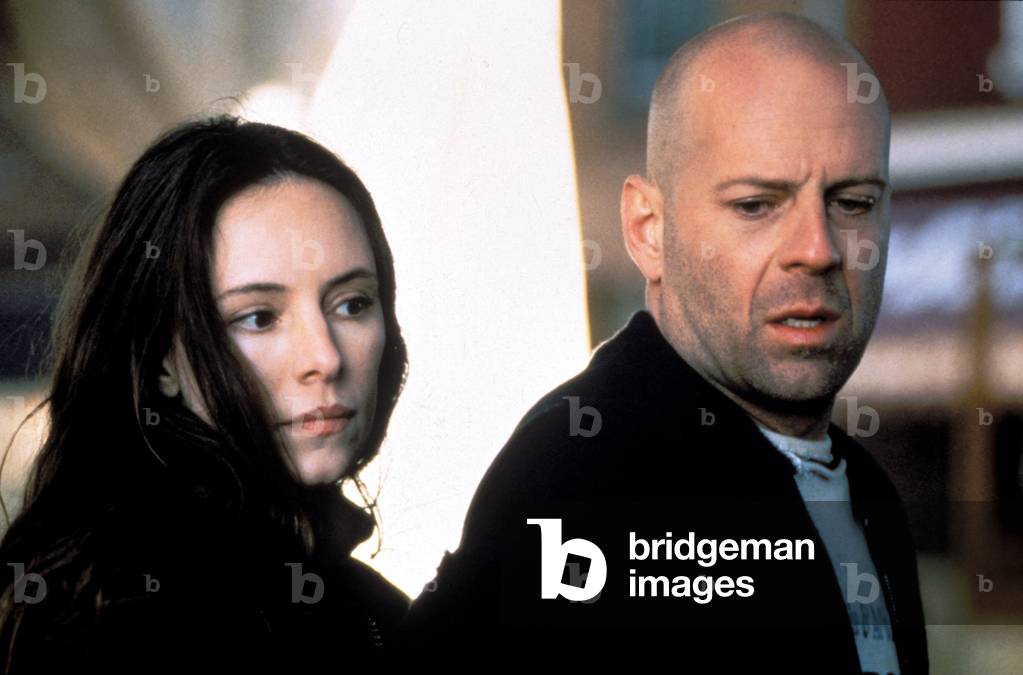 Madeleine Stowe And Bruce Willis, Twelve Monkeys 1995 Directed By Terry Gilliam