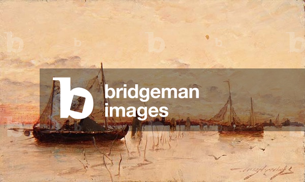 Sonnenuntergang an der Lagune