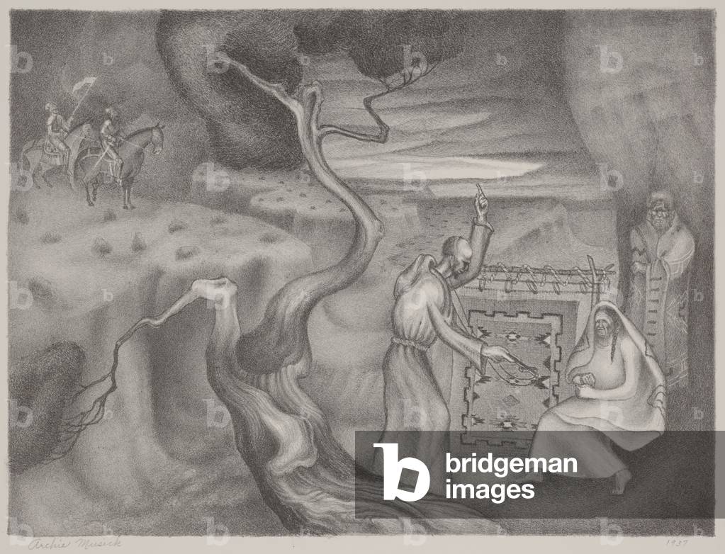 Franciscan, 1937 (litho)