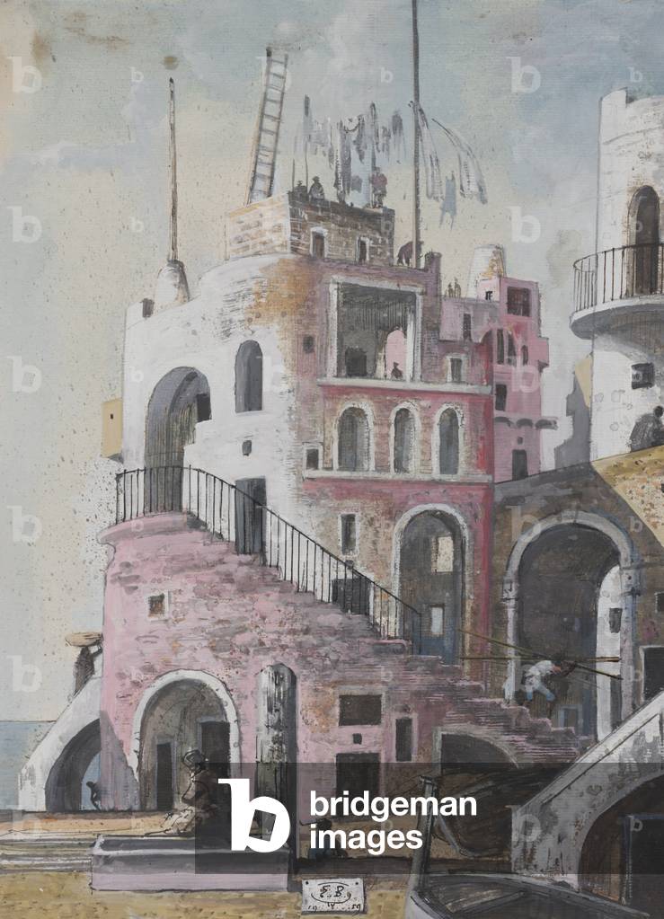 Napolitana III, 1959 (gouache)