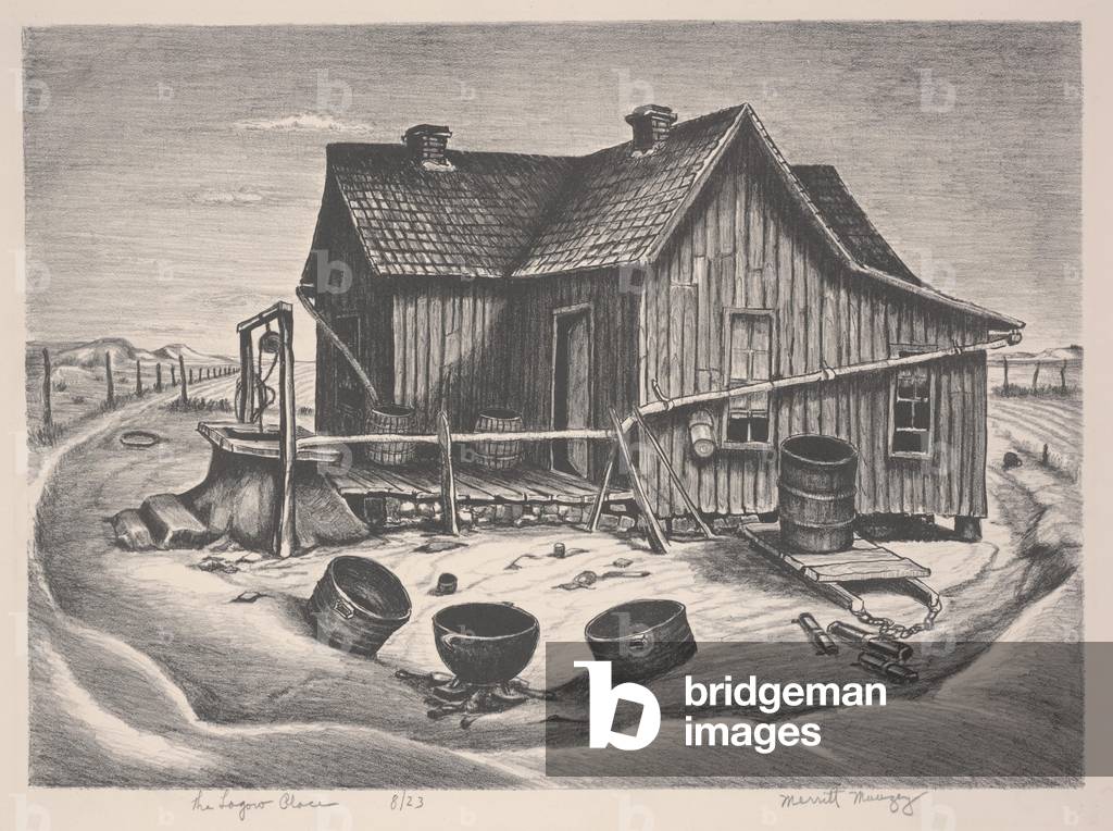 The Lagow Place, c.1941 (litho)