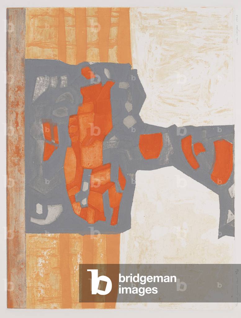 Primal Symbolic Head, 1962 (colour intaglio)