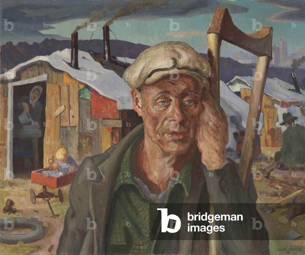 Mayor of Hoover City, Texas, c.1932 (oil on canvas)