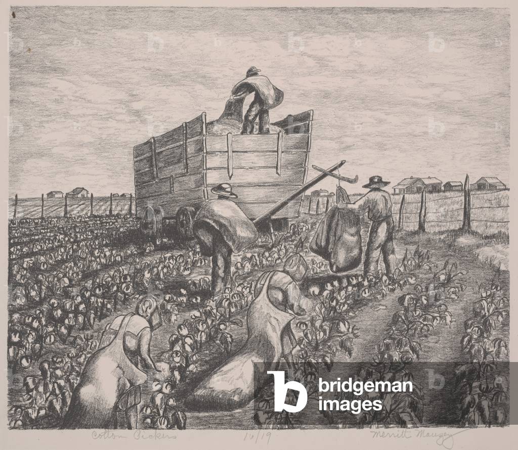 Cotton Pickers (litho)
