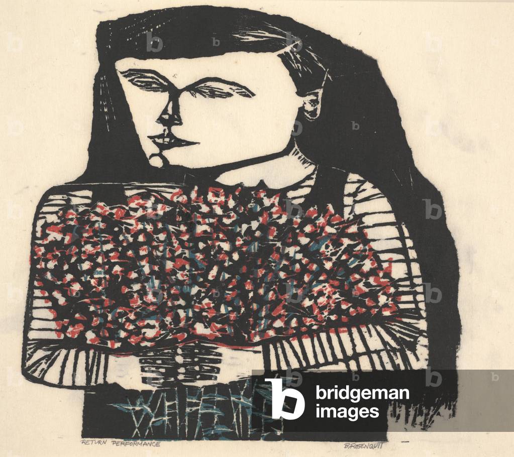 Return Performance, 1959 (color woodcut)