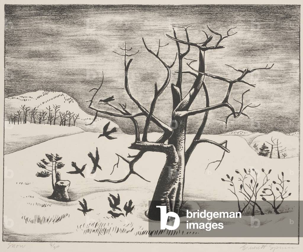 Snow, c.1938 (litho)