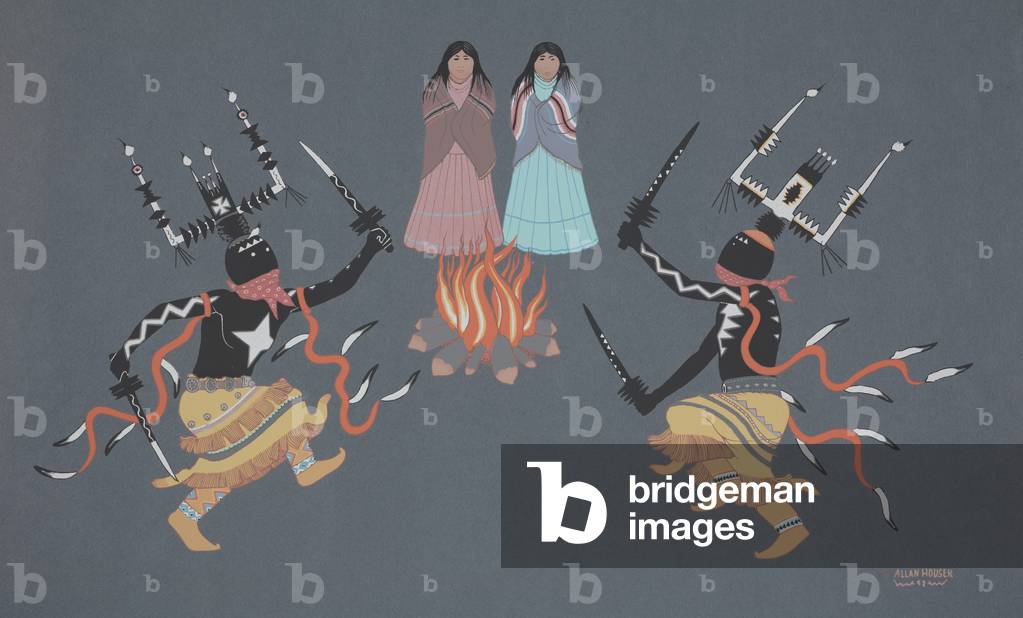 Indian Dancer, 1952 (silkscreen)