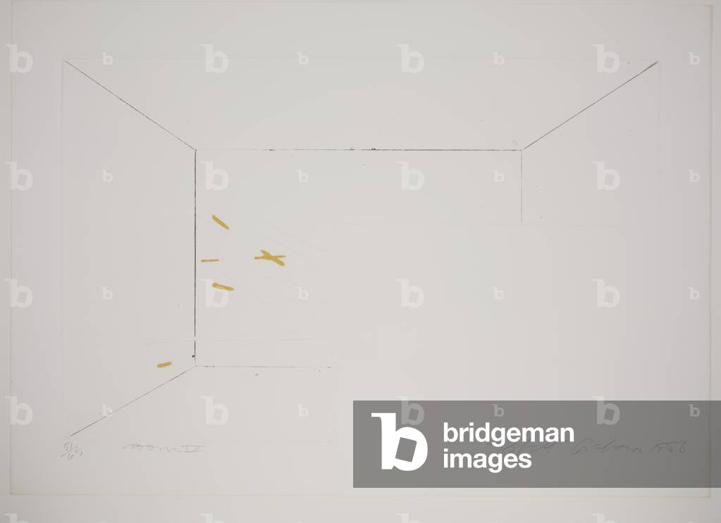 Room V, 1968 (colour etching)