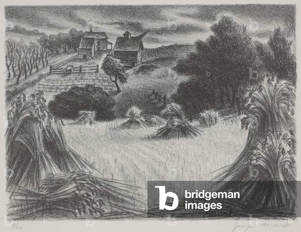 Harvest Scene (litho)