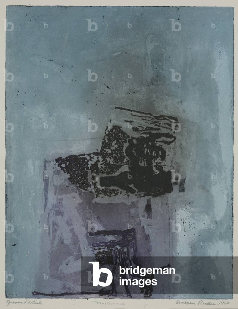 Tomikamac, 1960 (colour etching)