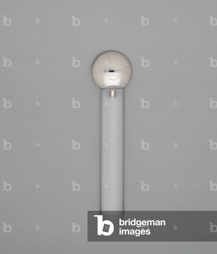 Lucite magnifier, 1980s (lucite & silverplate)