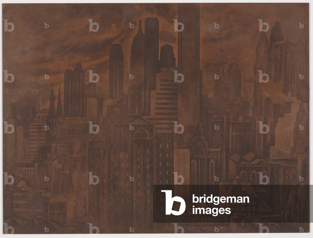 Soaring New York, 1931-1932 (copper plate)