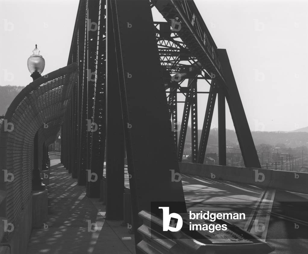 Bridge, Cumberland, MD, April 23, 1991 (gelatin siver print)