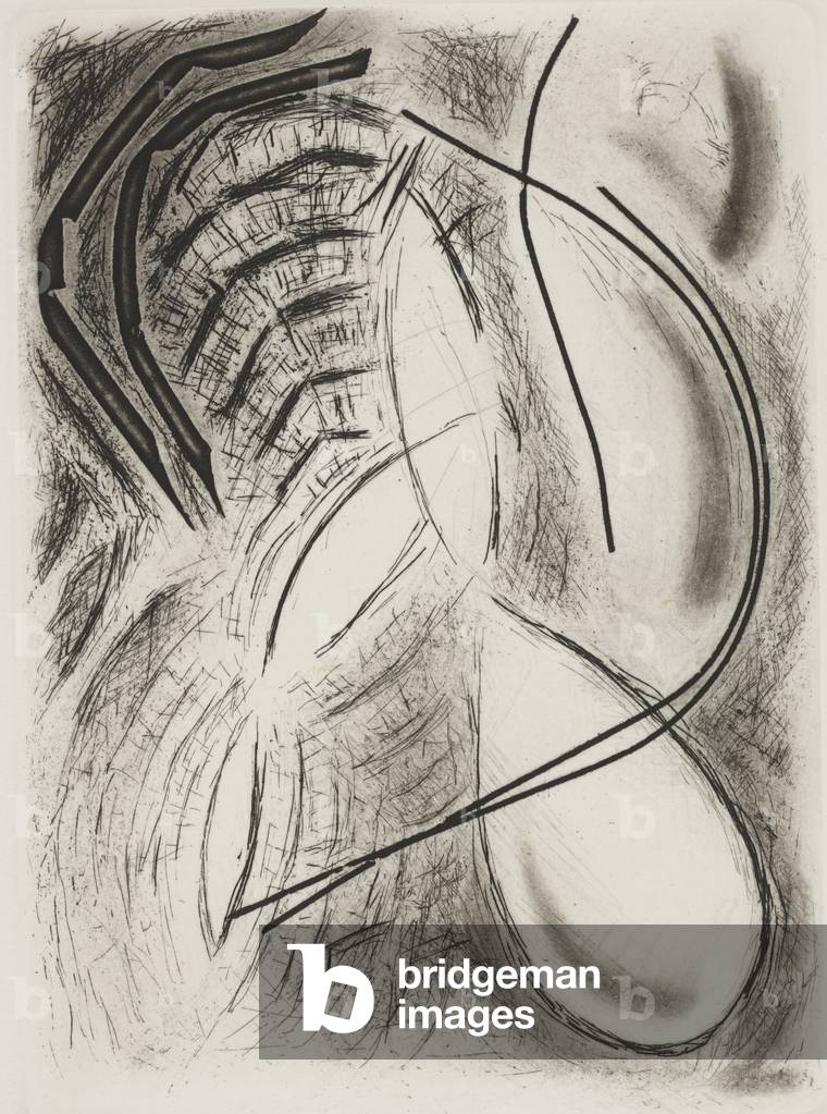 Ribbons, 1983-85 (etching, open-bite, aquatint, drypoint & roulette)