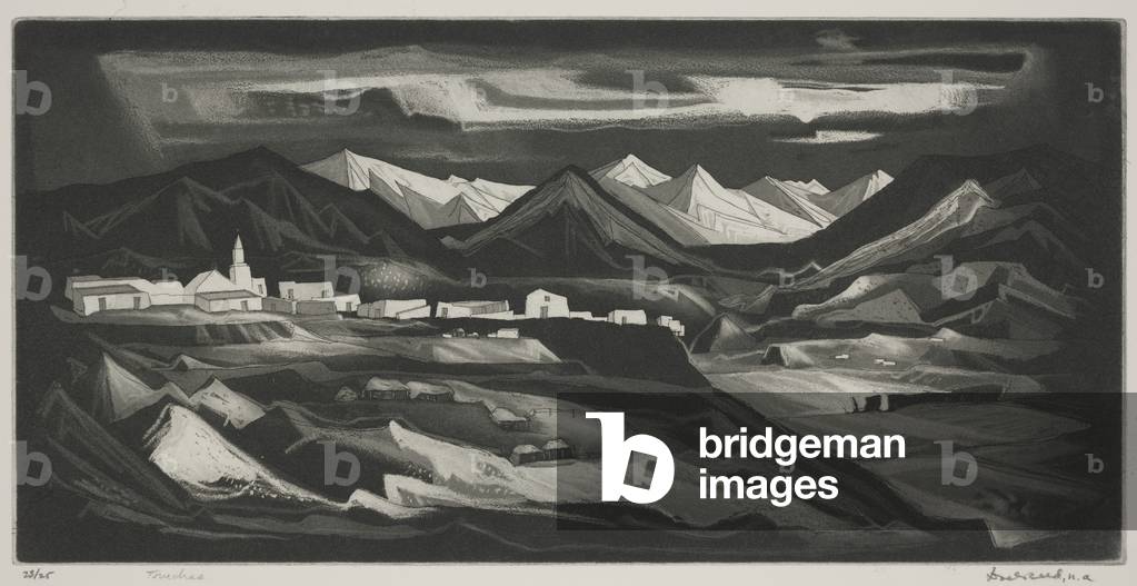Truchas (aquatint)