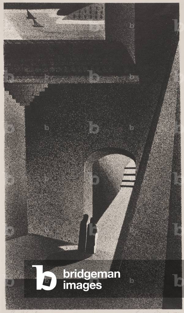 Cloisters, 1941 (litho)