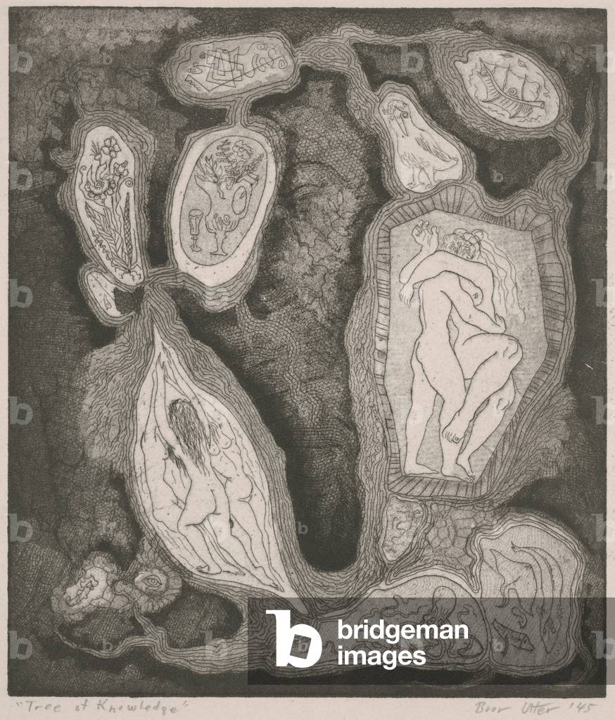 Tree of Knowledge, 1945 (etching)
