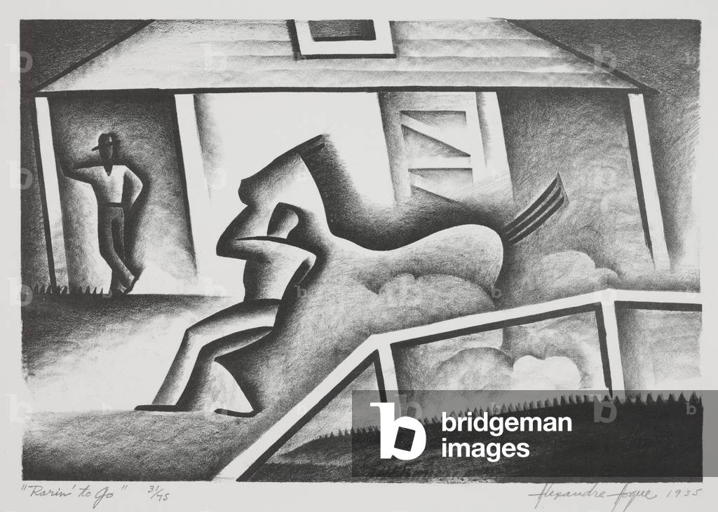 Rarin' To Go, 1935 (litho)