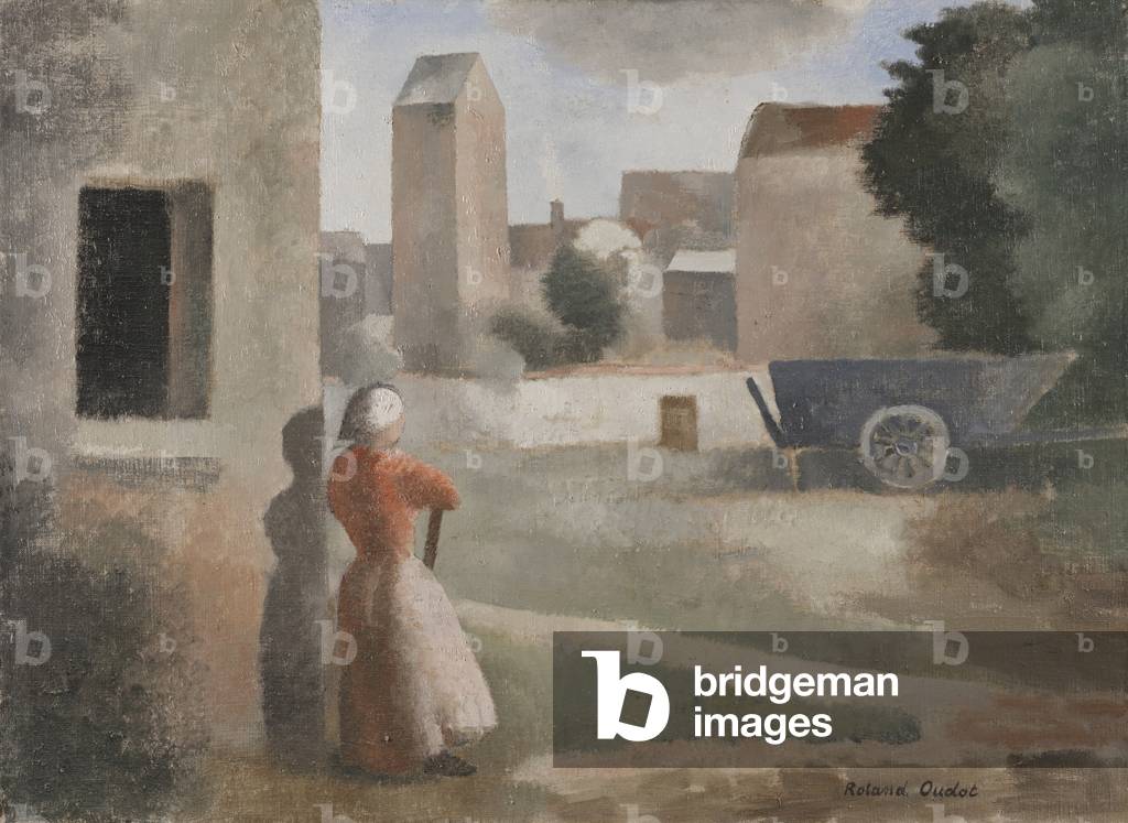 The Farm, 1924-25 (oil on canvas)