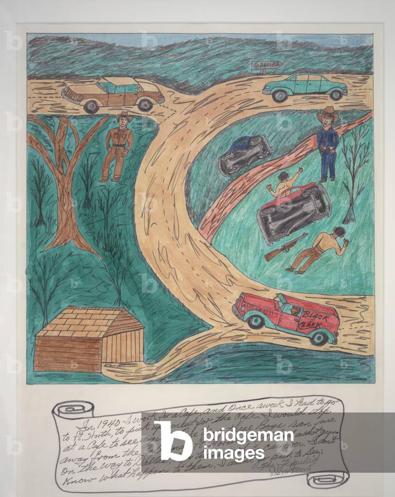 Untitled, 1985 (coloured marker & pencil on paper)