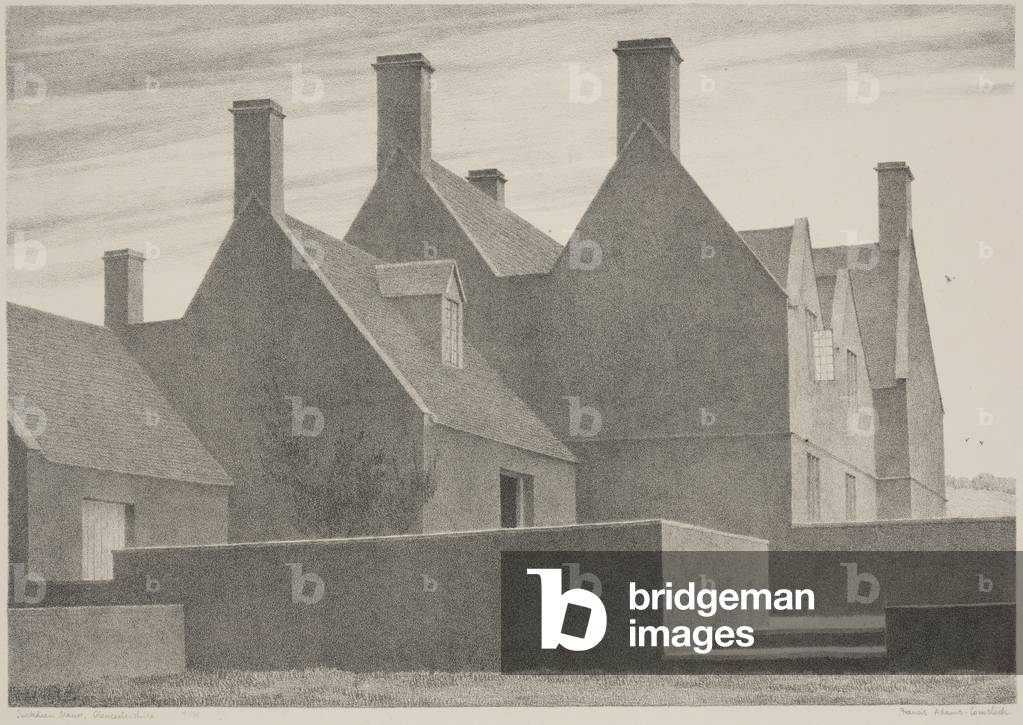 Turkdean Manor, Gloucestershire, before 1949 (litho)