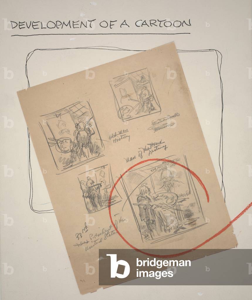 Development of Cartoon Series (pencil on paper)