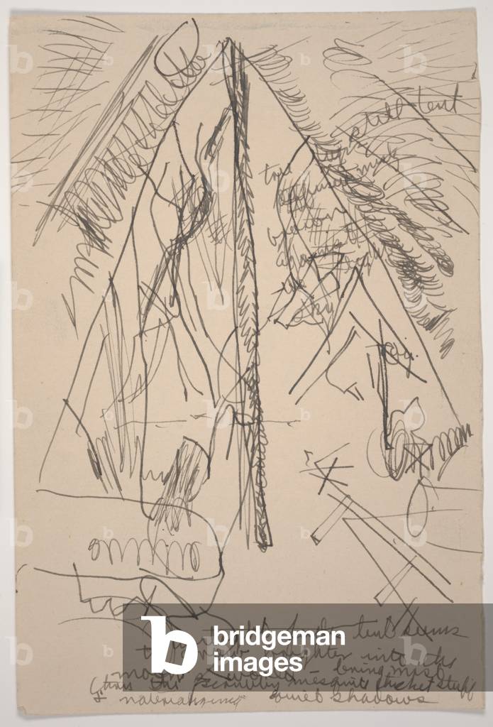 HomeNanakuli: Study, 1942 (ink on paper)