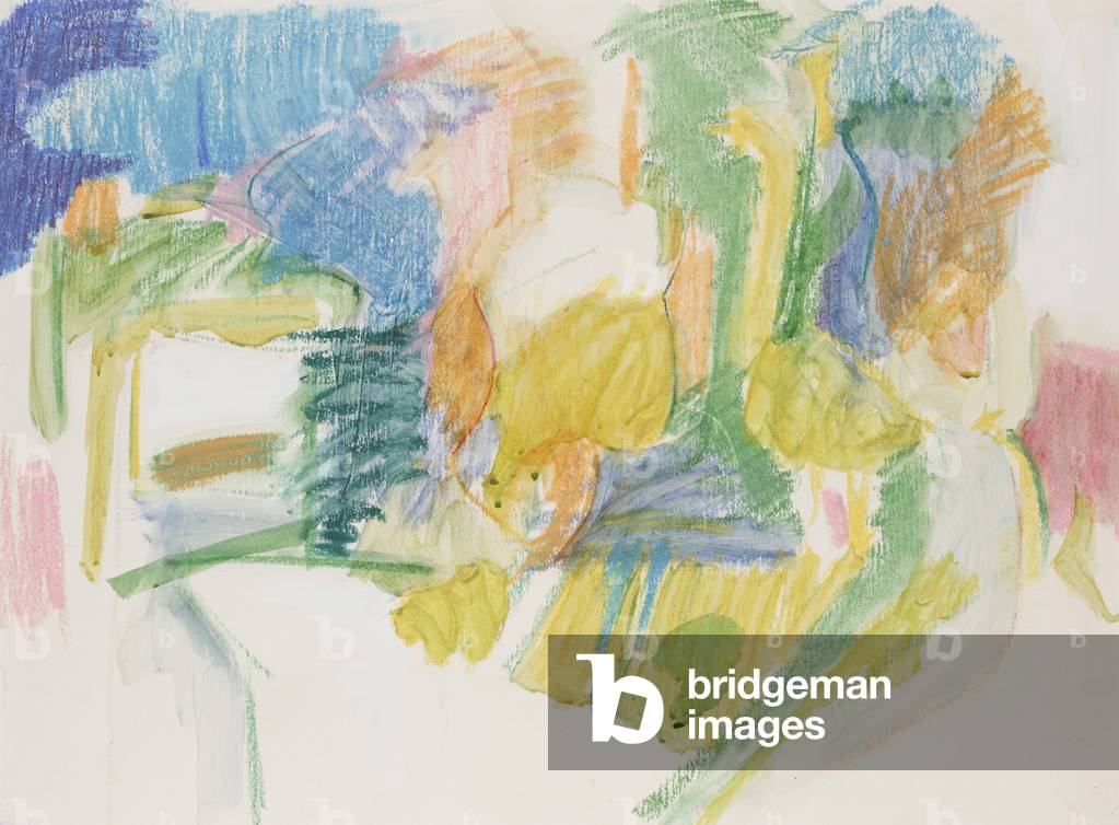 Thunder Ridge (pastel, polymer medium & wash on paper)