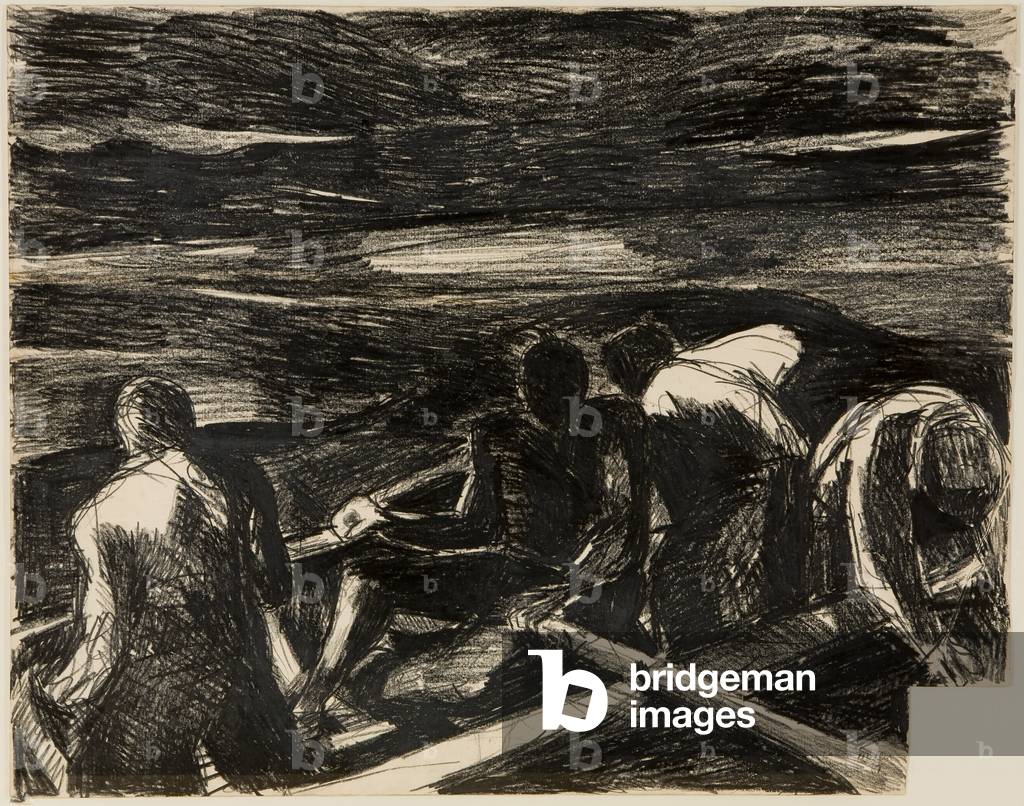 Untitled, 1987 (conté crayon on paper)