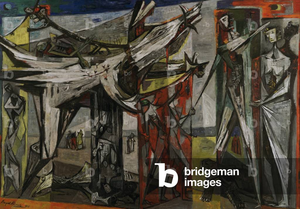 Apocalypsis, 1955 (oil on composition board)