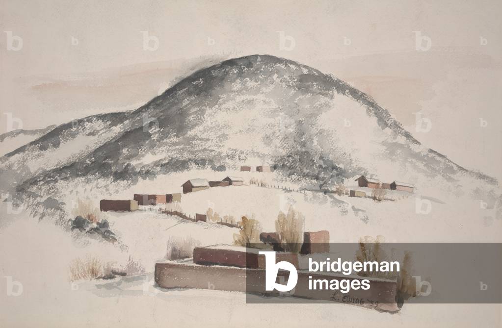 The New Snow, 1939 (w/c on paper)