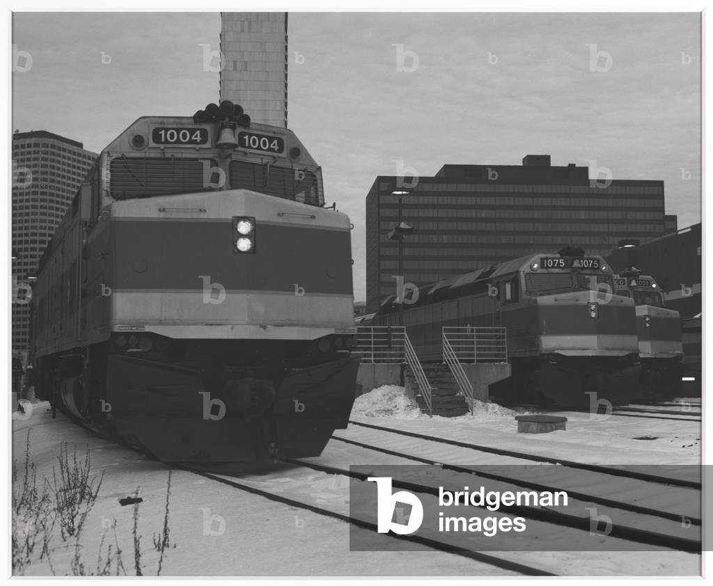4:55 Departure, South Station, Boston MA, 1991 (gelatin silver print)