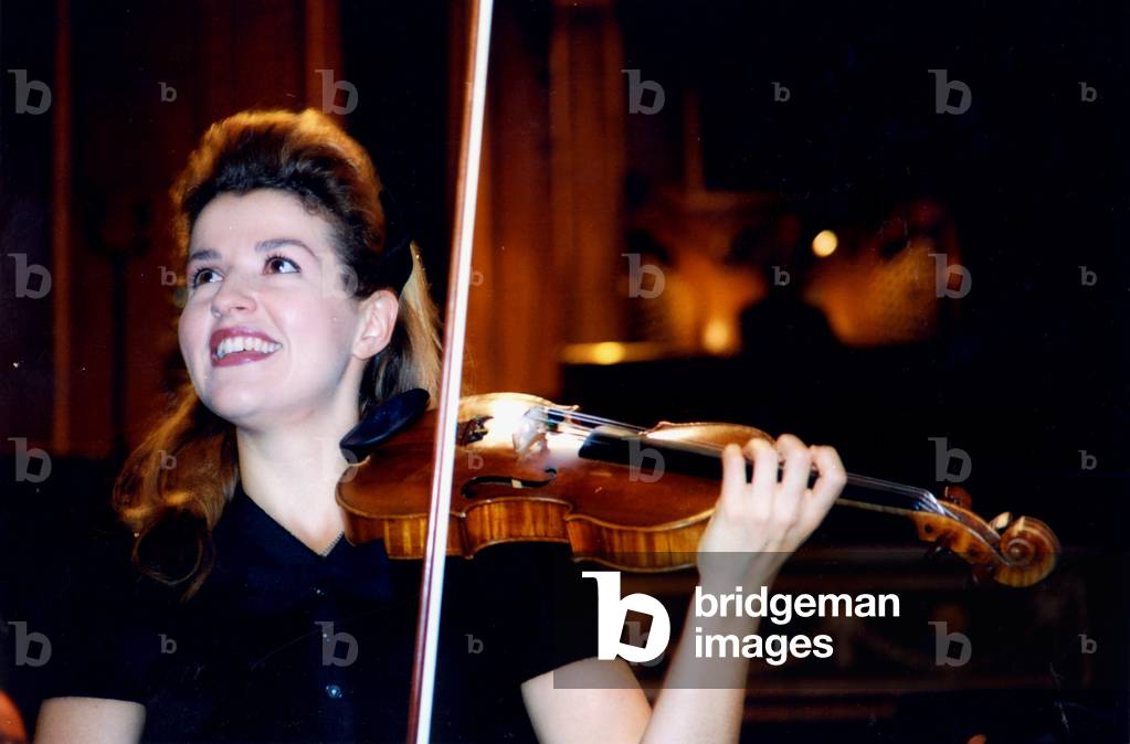 MUTTER Anne-Sophie rehearsing Wolfgang