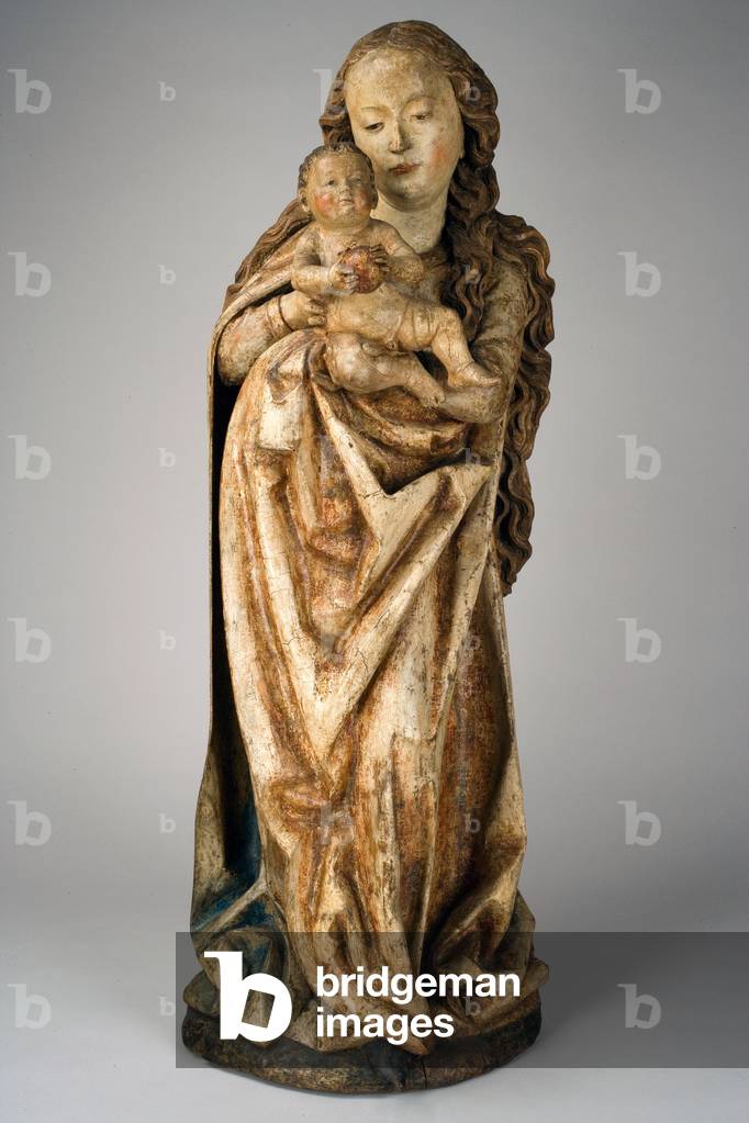 Virgin and Child, c.1490 (polychromed wood)