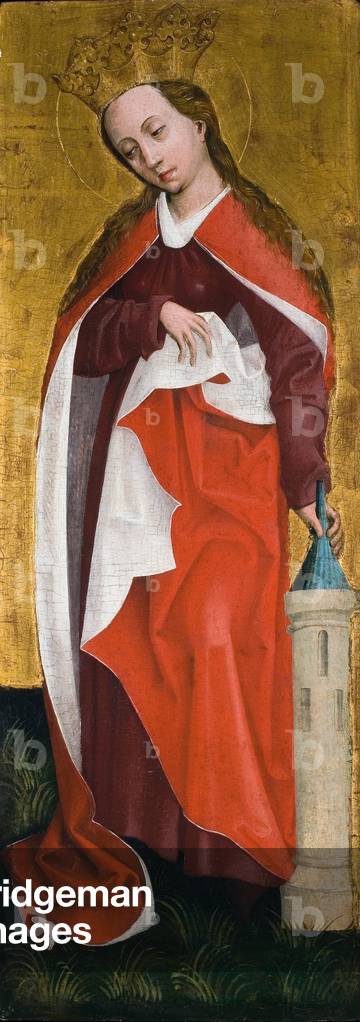 Saint Barbara, c.1460 (oil & gold leaf on panel)