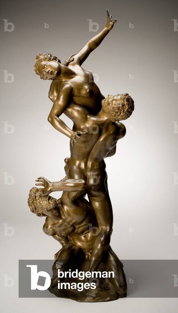 Rape of a Sabine, from the original of c.1583 (Bronze)