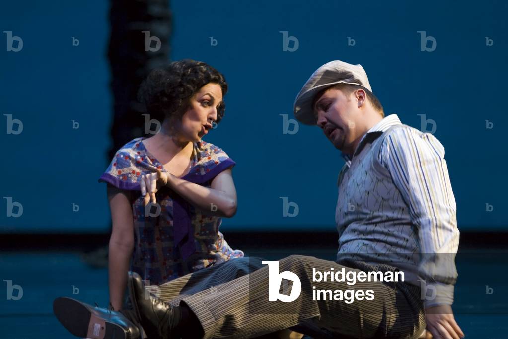 Wojtek Gierlach as Masetto and Raquel Lojendio as Zerlina (photo)