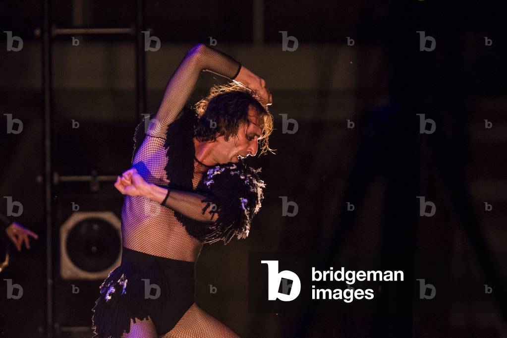 Ruben Olmo, perfoms The Death of a Minotaur' at Italica International Dance Festival, Santiponce, Spain, 25th June 2019 (photo)