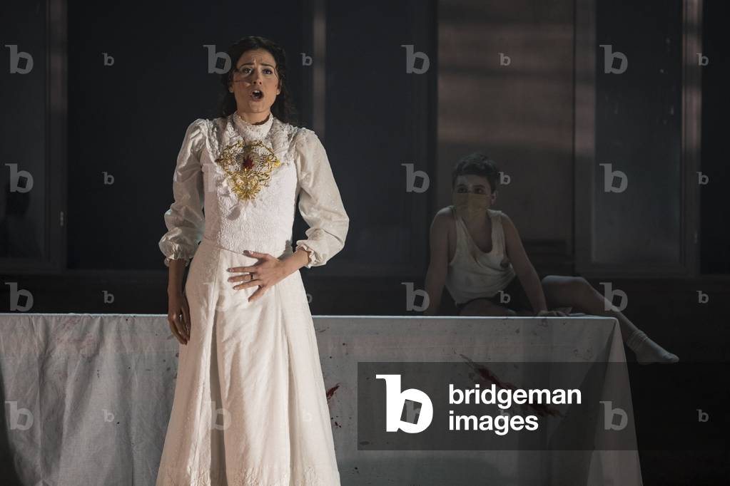 Leonor Bonilla as Giulietta in the opera I Capuleti e i Montecchi 2021