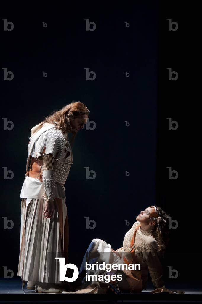 Michael Volle as Wotan and Evelyn Herlitzius as Brünnhilde (photo)