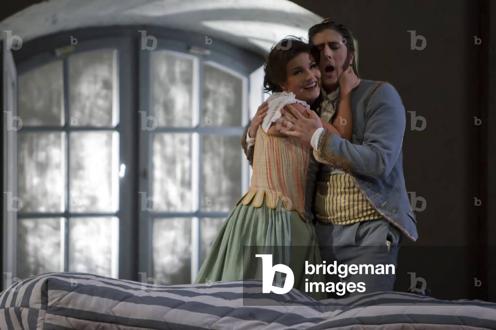 Roberto Tagliavini as Figaro and Olga Peretyatko as Susanna (photo)