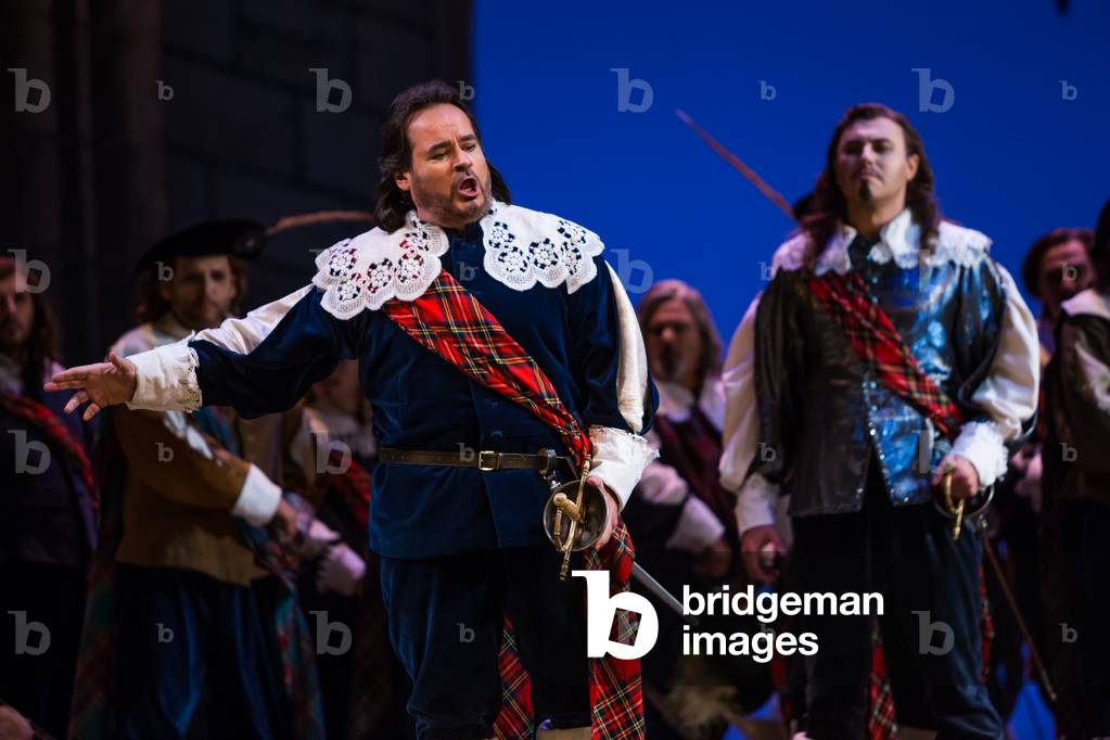 Jose Bros as Sir Edgardo di Ravenswood in the opera 'Lucia di Lammermoor', rehearsal at Teatro de la Maestranza, October 2018 (photo)