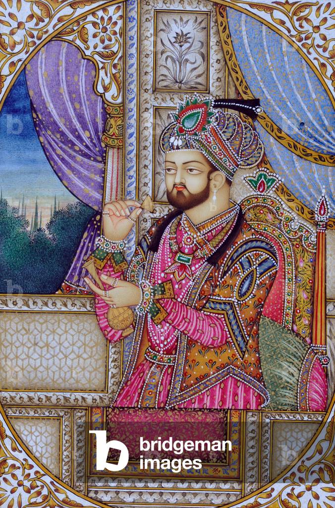 Miniature Painting of Mughul Emperor Shah Jahan India Asia