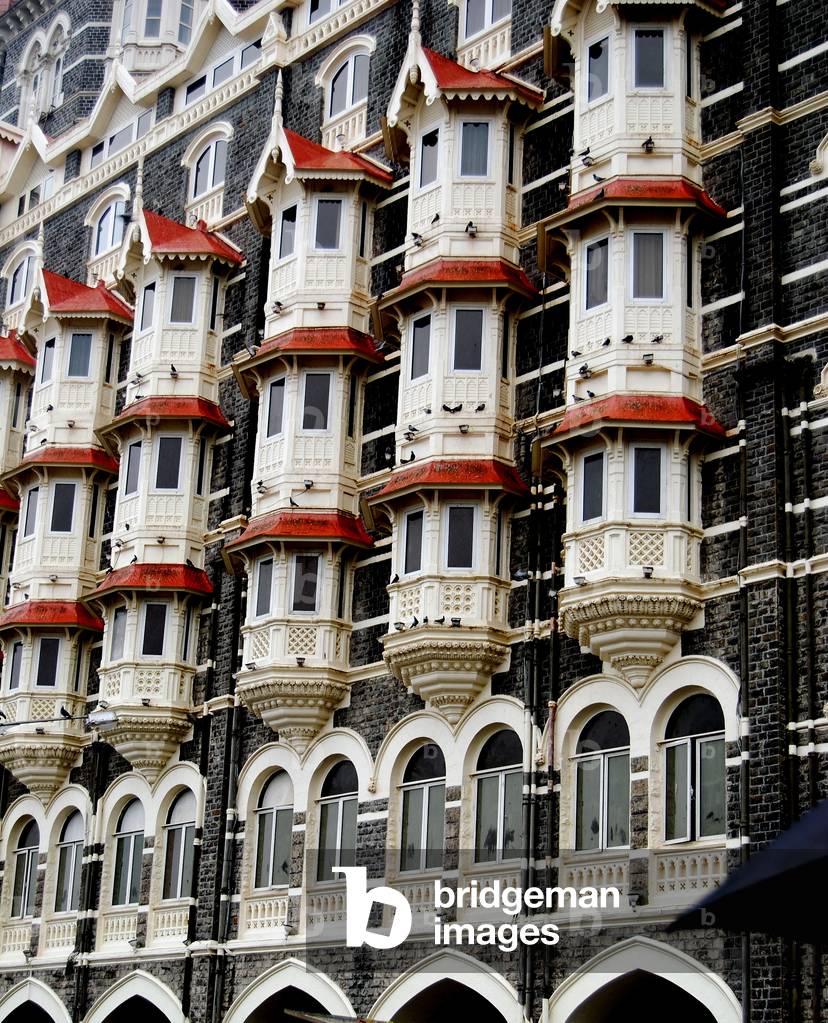 Taj Mahal Palace Hotel projected balcony, Apollo Bunder, Mumbai, Maharashtra, India (photo)