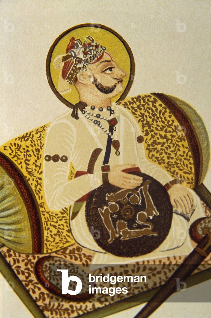 Portrait of Maharaja Madan Singh, Forest Chief, Rajasthan, India