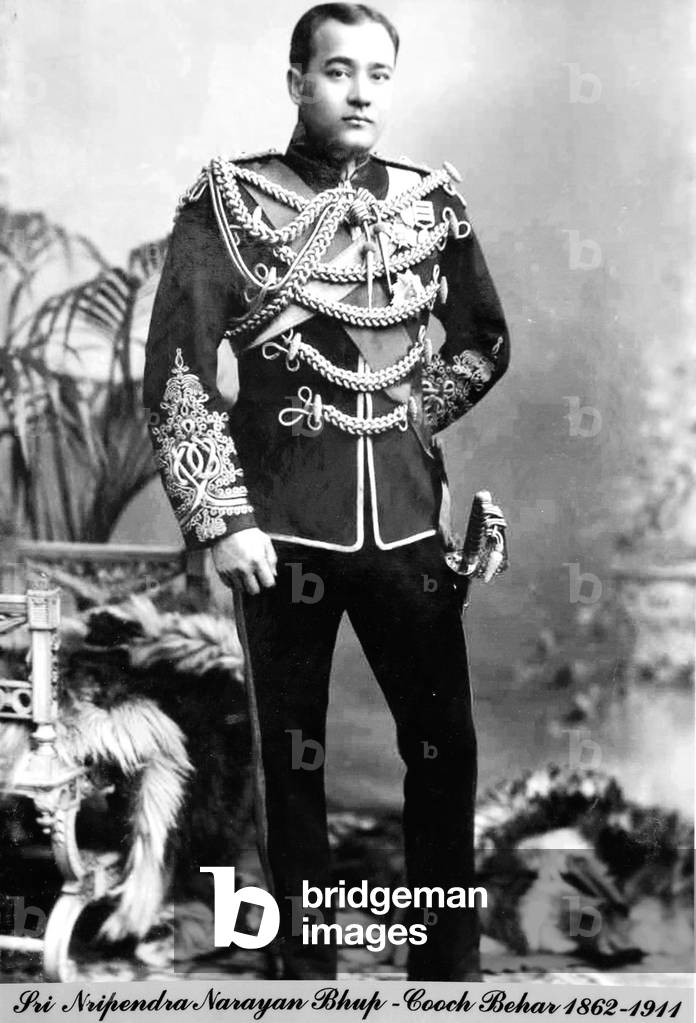 Portrait of the Maharajah of Cooch Behar, 1944 (b/ photo)